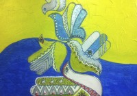 Hamsa Anis - Acrylique - 38 x 46 cm