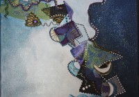 Harmonie de Lunes - Technique Mixte - 30 x 40 cm