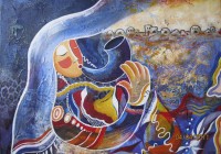 Le Choffar - Technique Mixte - 40 x 50 cm