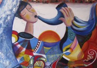 Roch Achana - Acrylique - 80 x 65 cm