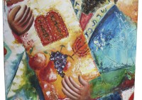 Sefer Torah - Huile - 60 x 120 cm