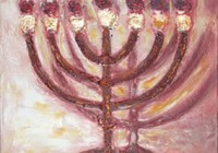 Tryptique Chabbat 2 - Huile - 50 x 60 cm